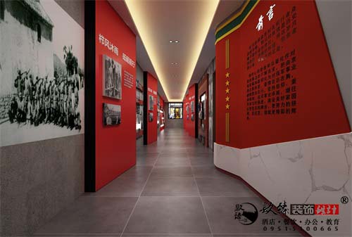 彭阳公路局文化展厅设计方案鉴赏|彭阳展厅设计装修公司推荐