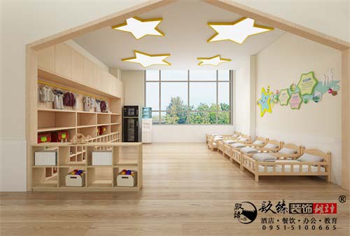 彭阳华景幼儿园设计方案鉴赏|彭阳幼儿园设计装修公司推荐